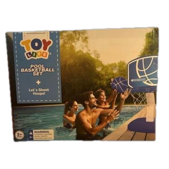 NWT Toy Life Swimming pool adjustable hoop set w/2 adjustable settings & 2 nets - Picture 10 of 11